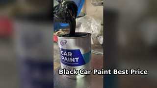 1K 2K Car Paint Black in China Manufactuere with Best Price