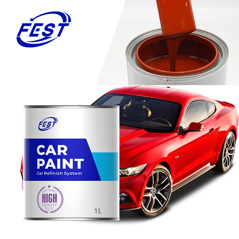 Avrage Color Car High Quality 1K Basecoat Colors Paint Automotive Paint Red Car Paint ...