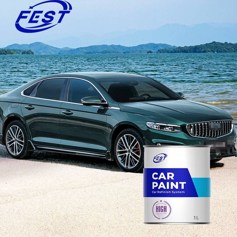China Manufacturer Produce 1K Green Base Automotive Paint with High ...