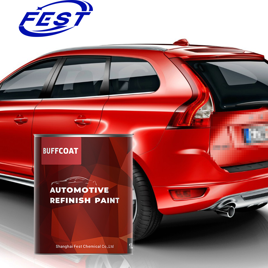 High Performance Low Cost 1k/2k Auto Body Repair Brick Red Automotive Paint